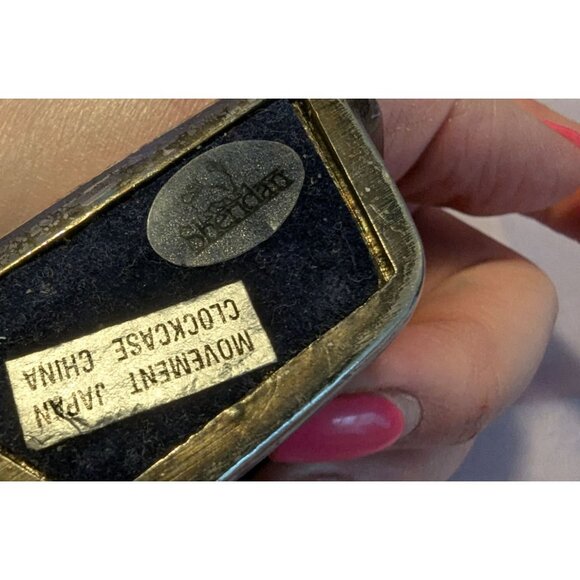 Vintage Sheridan Silver-Plated Quartz Desk Clock Paperweight - Picture 4 of 4